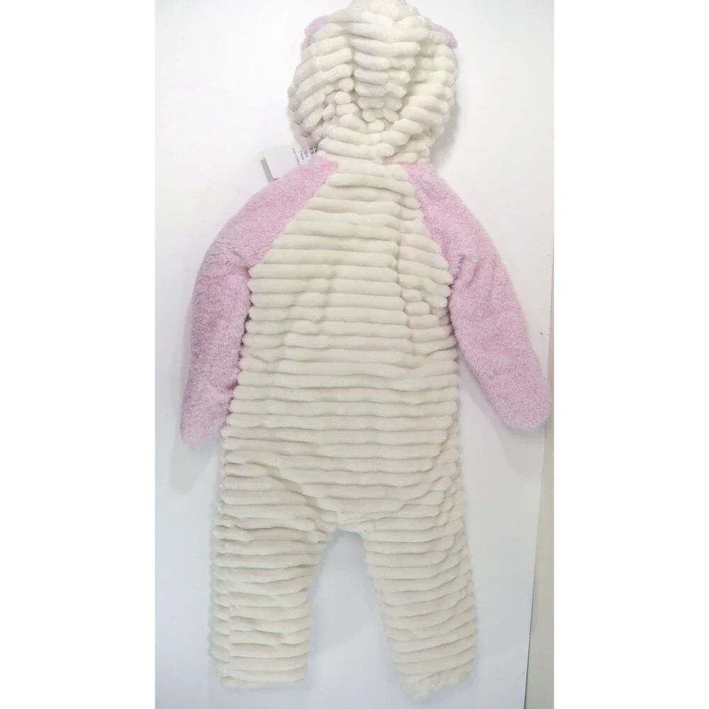 NEW Koala Baby Unicorn Hooded Plush Pink off White Pram Sack Sleeper 12-18M |